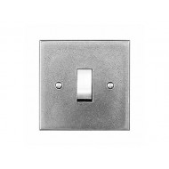 Finesse Design Pewter 1 Gang Switch Plate
