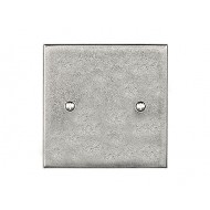 Finesse Design Pewter 1 Gang Blank Plate