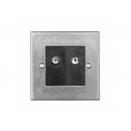 Finesse Design Pewter TV Outlet