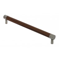 Finesse Milton Walnut Pewter Cupboard Pull Handles