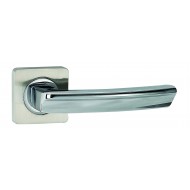 Arc Lever Handles on Square Rose