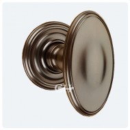 antique brass unlaquered stepped oval door knobs