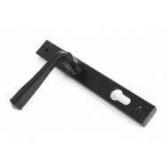 Avon Lever Handles Espagnolette Backplate Black