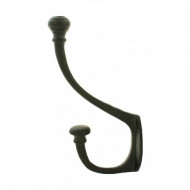 Ornate Hat and Coat Hook  7 3/4 Inch