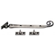 Monkeytail Casement Stay Pewter 228mm 