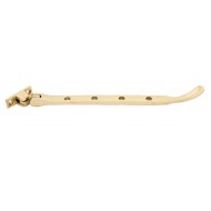 Peardrop 280mm Tail Casement Stay in Polished Brass