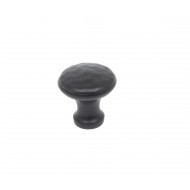 Beaten Cupboard Knobs 20mm Traditional Black