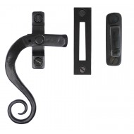 Monkey Tail Casement Window Fasteners Black LH