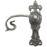 Traditional Curly Tail Bathroom Lever Door Handles