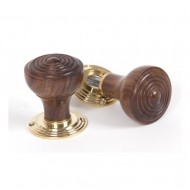 Rosewood Beehive Mortice or Rim Door Knobs