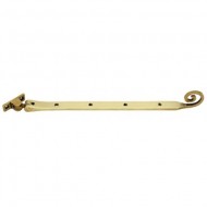 Monkey 328mm Tail Casement Stay in Polished Brass