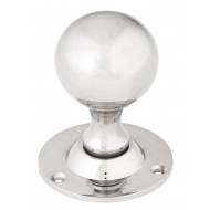 Polished Nickel Ball Mortice Door Knobs