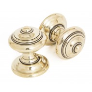 Aged Brass Regency Door Knobs