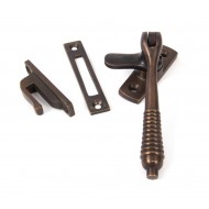 From The Anvil Reeded Casement Fasteners Aged Bronze
