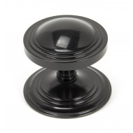 From The Anvil Deco Centre Door Knobs Black