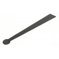 Hinge Front Penny End Black External Beeswax 24 Inch