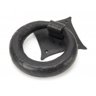 Ring Door Knocker External Beeswax Black 