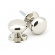 Polished Nickel Mushroom Mortice or Rim Door Knobs