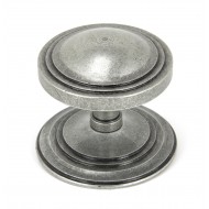 From The Anvil Deco Centre Door Knobs Pewter