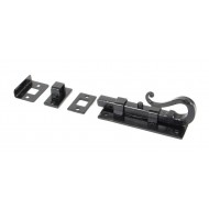 Shepherds Crook Door Bolt In Black