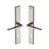 Gio Multipoint Lever Handles 92mm in Satin Nickel