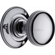 Richmond Period Door Knobs in Polished Chrome