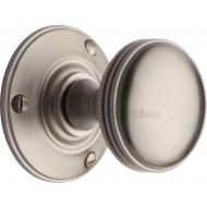 Richmond Period Door Knobs in Satin Nickel