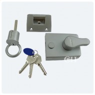 satin chrome yale type nightlatch