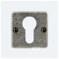Finesse Design Square Pewter Euro Escutcheons