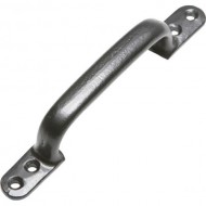 Kirkpatrick Smooth Door Pull Handle in Black Argent Or Pewter