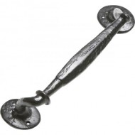 Black antique door pull handle