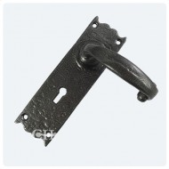pewter keyhole lever handles