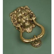 lions head knocker brass