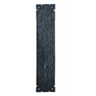 black antique push plate