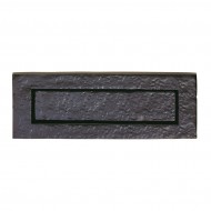 black antique letter plate