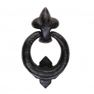 black antique ring door knocker