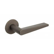 Torrao Lever Handles On Rose in Titanium Bronze