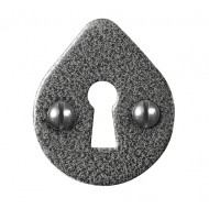 Stonebridge Hand Forged Steel Open Key Escutcheons