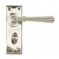 Anvil Regency Nickel Newbury Lever Handles Bathroom Backplate