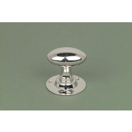 Nickel Oval Mortice Door Knobs