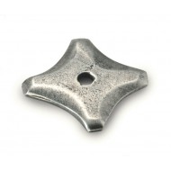Finesse Pewter Cupboard Knob Base Rose
