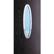 shaped long elliptical vision panel