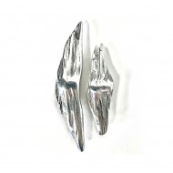 Polished Aluminium Pair