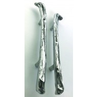 Polished Aluminium Pair