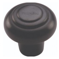 Ringed Cabinet Knobs Matt Black