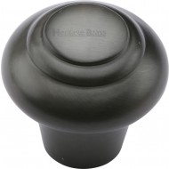 Ringed Cabinet Knobs Matt Bronze