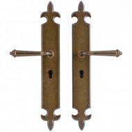 Levers on backplate