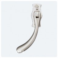 LH satin nickel window handles
