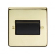 fan isolator switch in polished brass