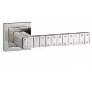 satin nickel lever handles